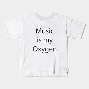 Music Quote 3 Kids T-Shirt